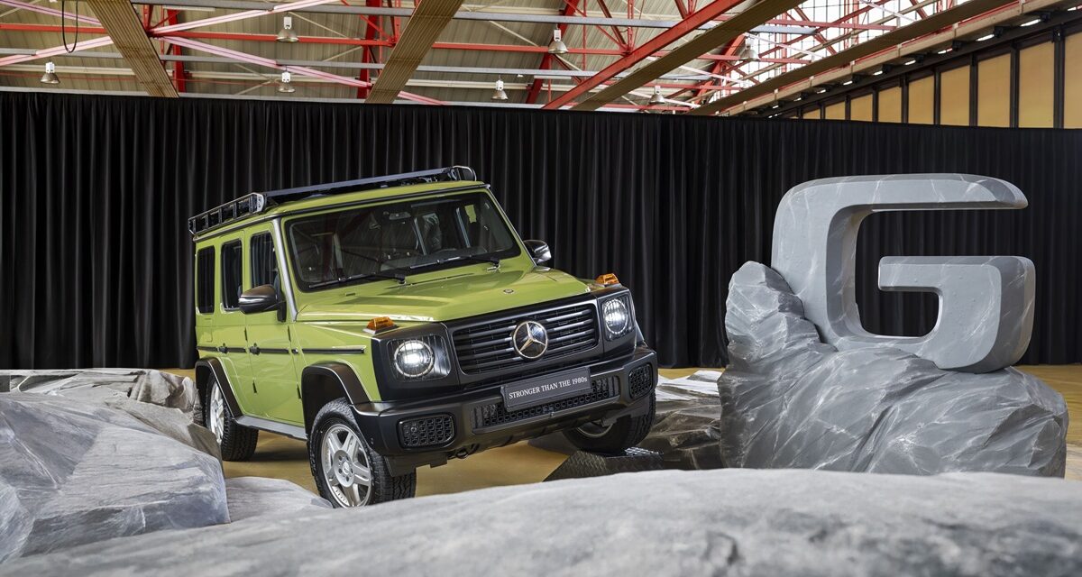 Highly exclusive: The Mercedes-Benz G-Class Edition STRONGER THAN THE 1980s celebrates the origins of the off-road icon