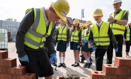 Lancashire pupils learn to lay bricks with Bellway