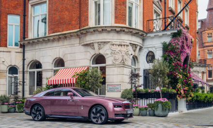 Rolls-Royce showcases Bespoke Spectre, inspired by the Velvet Orchid during Chelsea Bloom