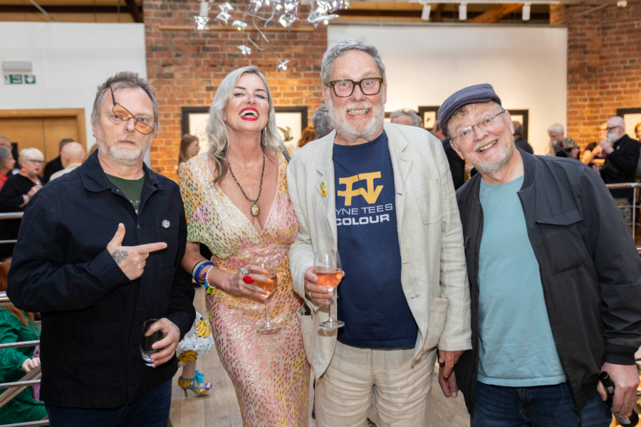 Jim Moir Exhibition Launch Draws Huge Crowd and Famous Faces to The Biscuit Factory Knot Twister Prologue