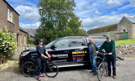 KGM Motors UK dealership provides Musso pick-up for 400-mile charity bike ride in aid of life-saving heart and lung transplants