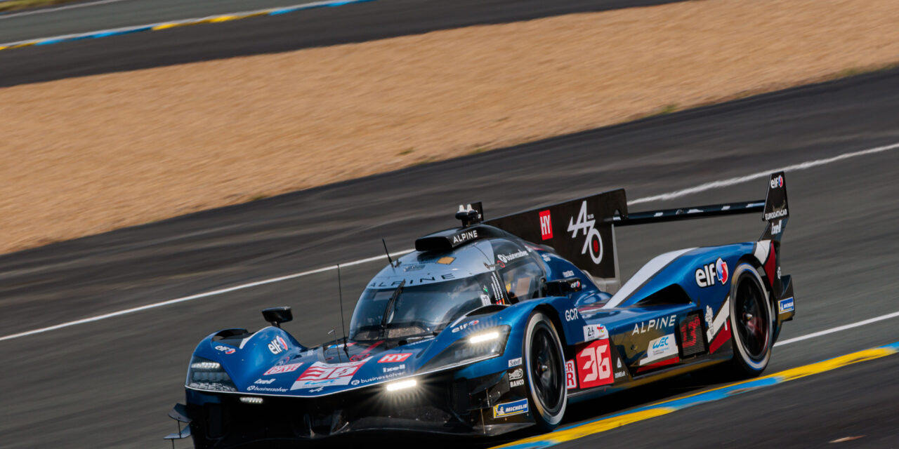 A productive test day for Alpine at Le Mans