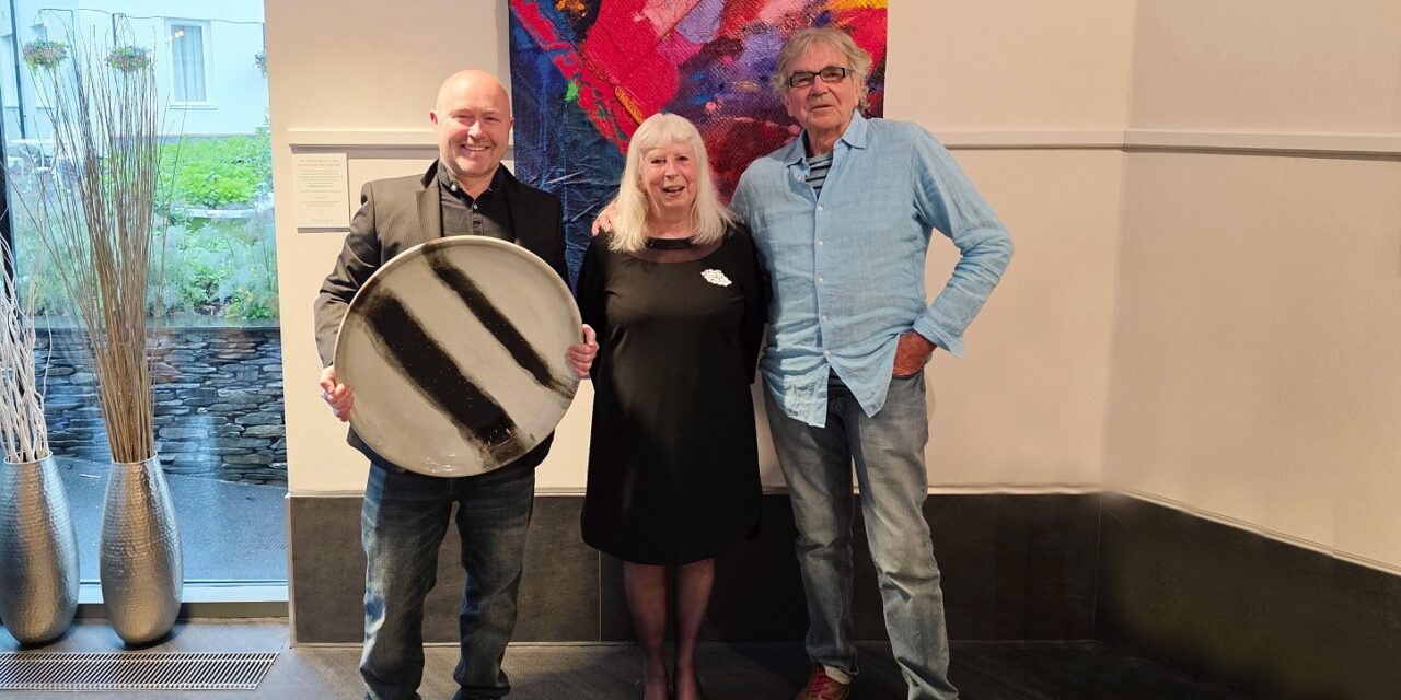 Ceramics and abstract paintings feature in North West hotel art gallery