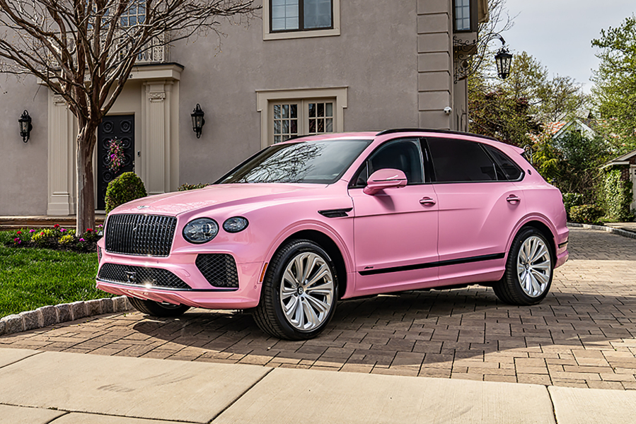 Pretty in pink: Bentayga now available in over 111 exterior colours