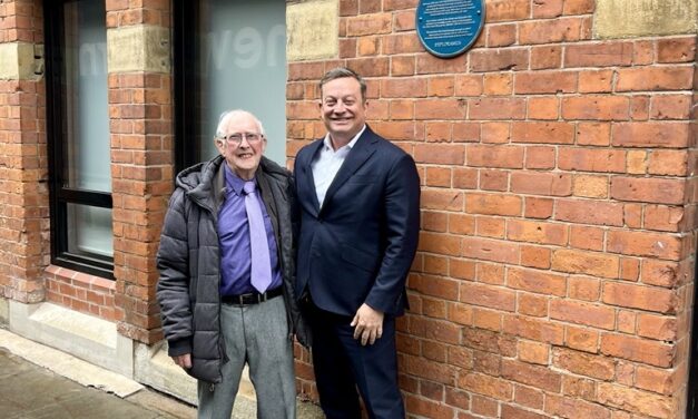 The original “Manchester Secondary School of Art” at the Old School House in central Manchester, honoured with commemorative plaque