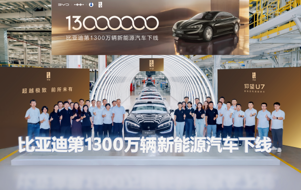 BYD celebrates 13 millionth New Energy Vehicle