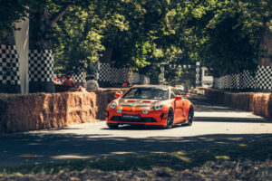 Alpine A110 R Ultime wows the crowds as it stars in Goodwood Festival of Speed’s timed shootout