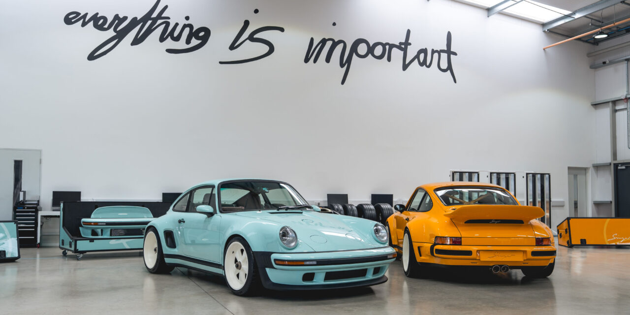 Global dynamic debut of the Porsche 911 Carrera Coupe Reimagined by Singer at Goodwood Festival of Speed