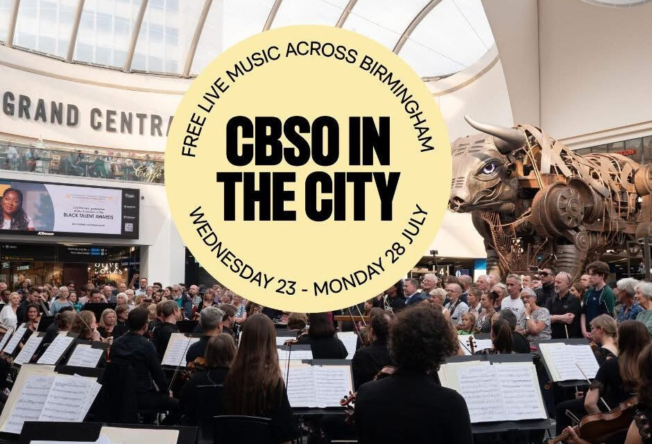 FREE CONCERTS FOR TENS OF THOUSANDS OF BIRMINGHAM RESIDENTS  AS ‘CBSO IN THE CITY’ LAUNCHES THIS WEEK