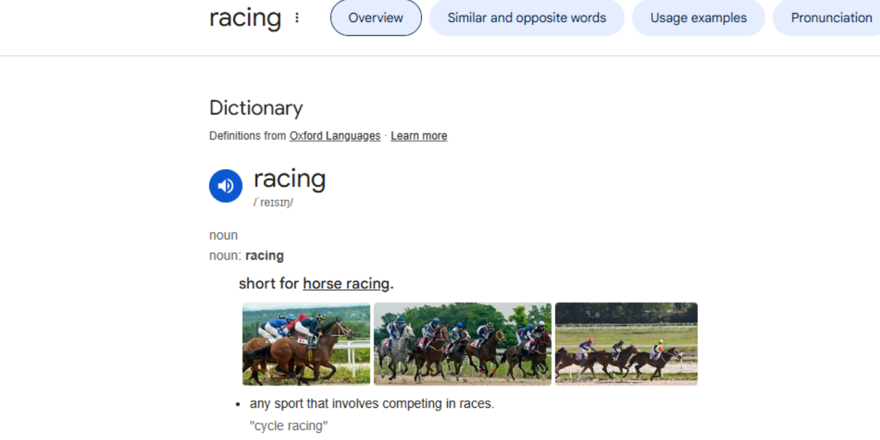 Redefining Racing: a new definition for a new generation
