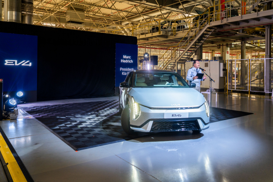 Kia launches EV production in Europe with the EV4