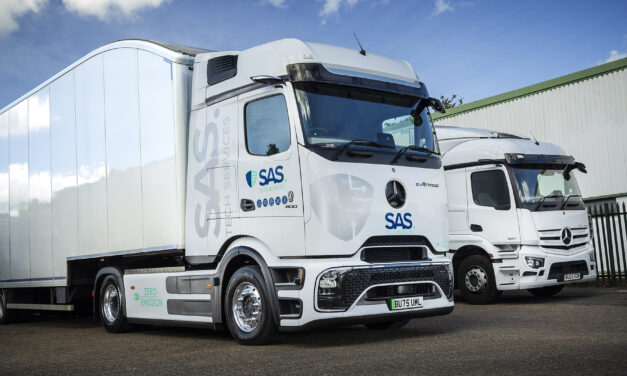 Watt a service! SAS Tech Services goes electric as it adds first eActros 600 to its 100% Mercedes-Benz fleet