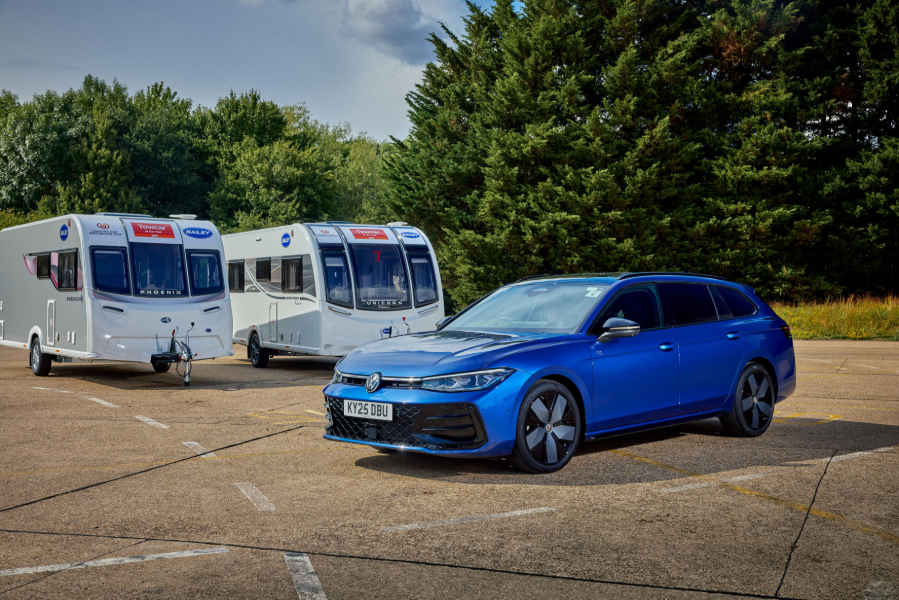 Volkswagen Passat crowned Caravan and Motorhome Club Towcar of the Year