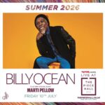 POP GREATS BILLY OCEAN AND MARTI PELLOW ANNOUNCE SHOW AT THE PIECE HALL