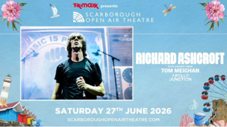 RICHARD ASHCROFT ADDS SCARBOROUGH HEADLINE SHOW TO 2026 TOUR