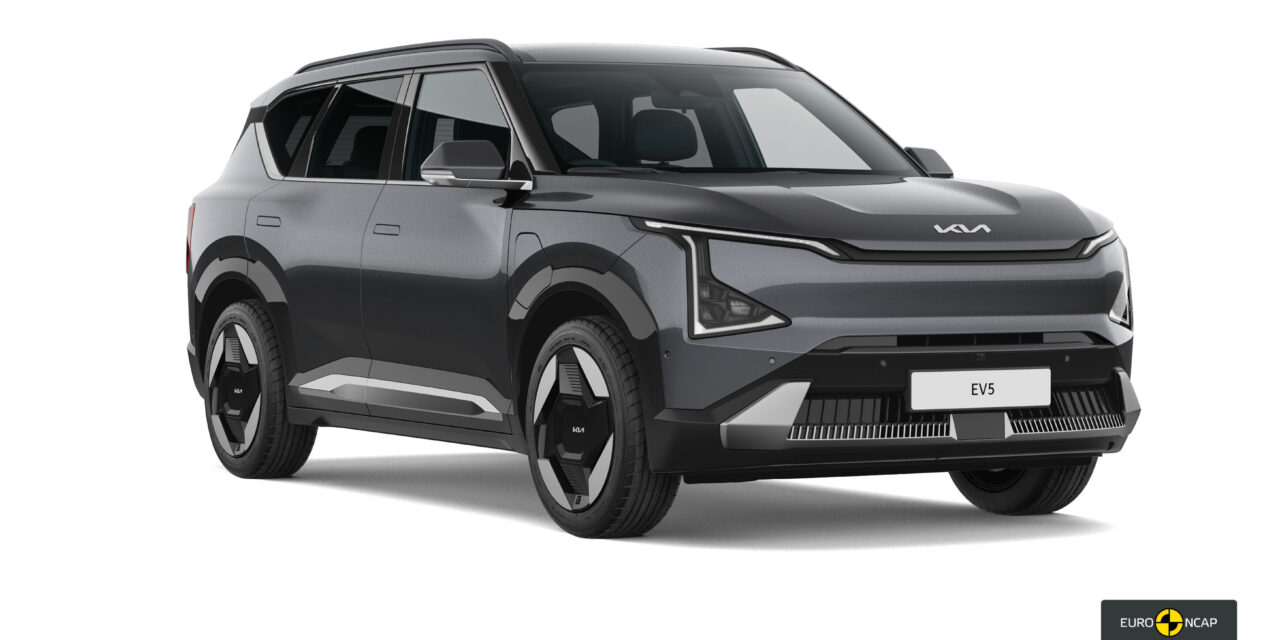 Kia EV5 achieves highest Euro NCAP safety rating