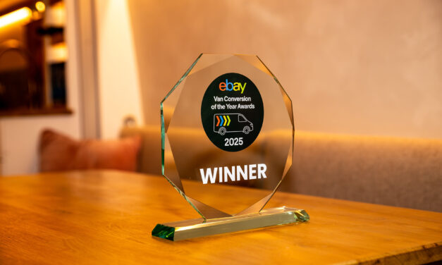 City living on the road: Vanlife couple win £10,000 eBay prize for incredible apartment on wheels