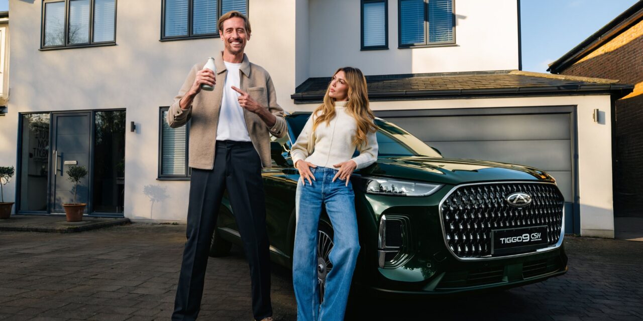 CHERY UK partners with Peter Crouch and Abbey Clancy for brand-new CHERY TIGGO 9 CSH Campaign