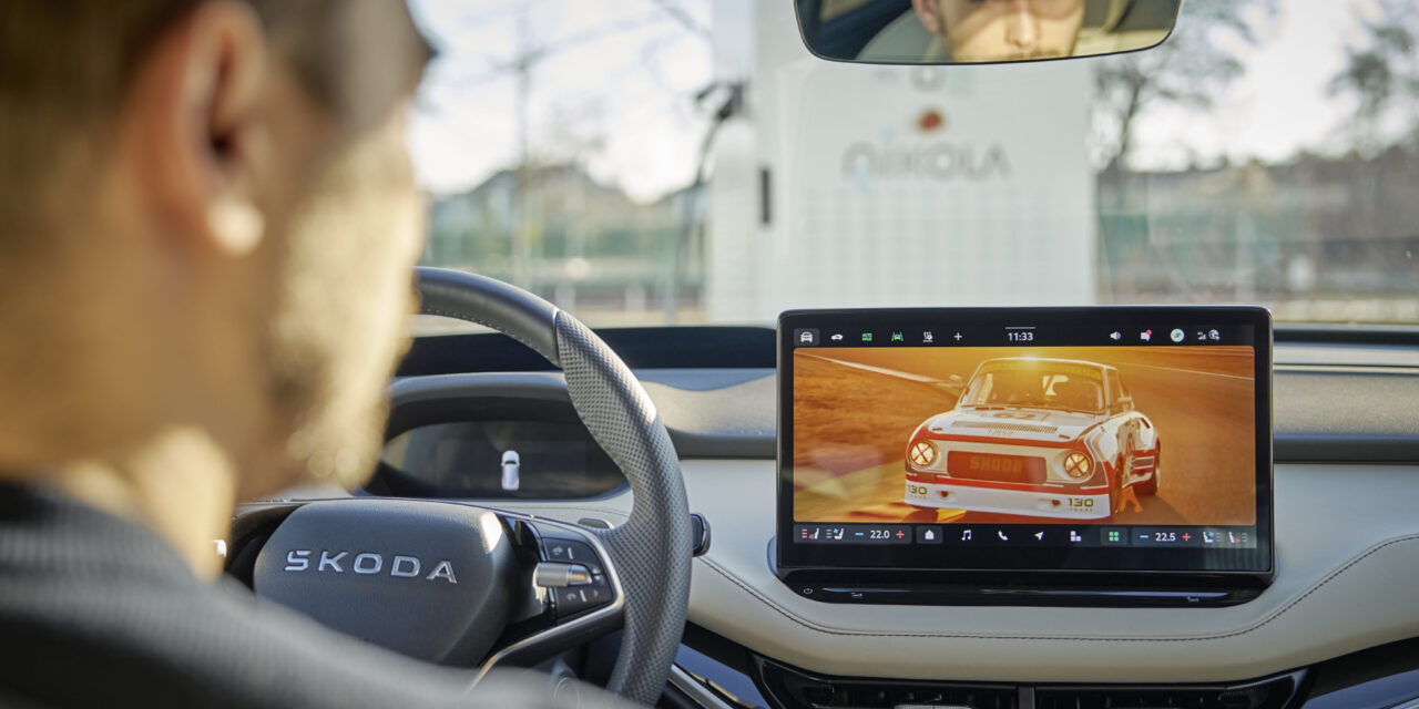 Škoda adds AirConsole, Škoda Play and Spotify to BEV infotainment