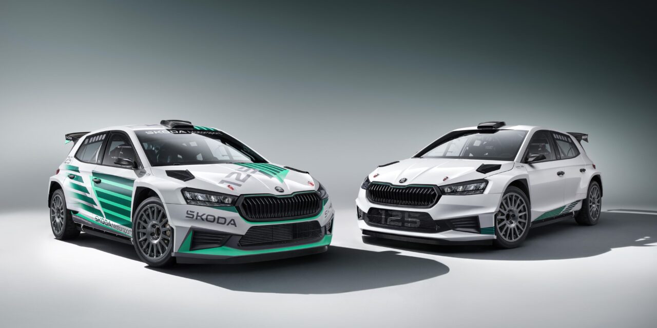 Škoda Motorsport celebrates 125 years of success with Škoda Fabia RS Rally2 anniversary edition