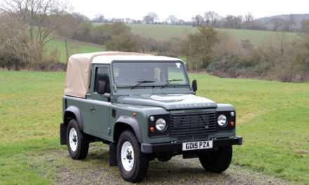 Just 124 miles from new: Barn stored 2015 Defender set for sale